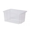 Set of 6 Clear Deep Tubs