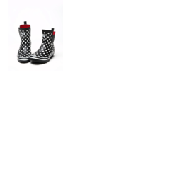 Evercreatures Black Polka Meadow Wellies