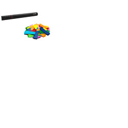 Handheld Confetti Cannon 50cm - Multi Colour