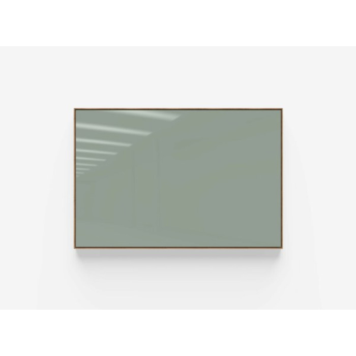 'Area' Oak Framed Glass Board