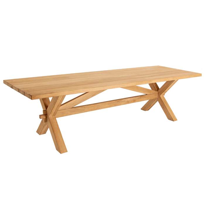 Alexander Rose Outdoor Teak Plank Garden Table (2. 4m)