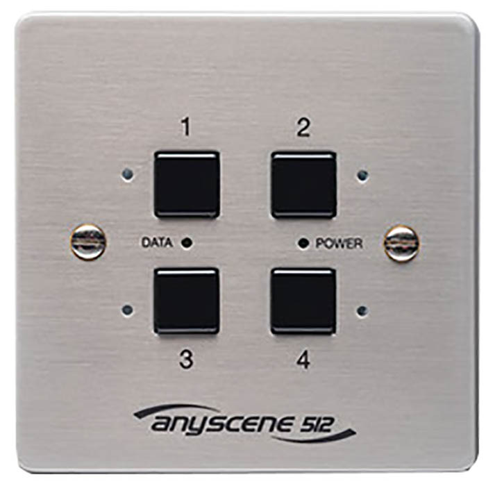 Anyscene 512 DMX Scene Recall Unit 4 Scenes