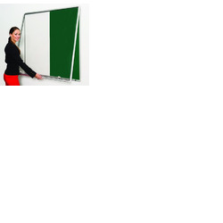Lockable Combination Whiteboard/Noticeboard