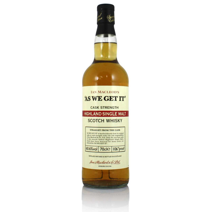 As We Get It Highland 60. 6%