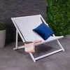 FSC® 100% Certified Eucalyptus White Washed Double Deck Chair