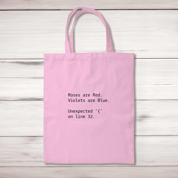 Roses Are Red Tote Bag