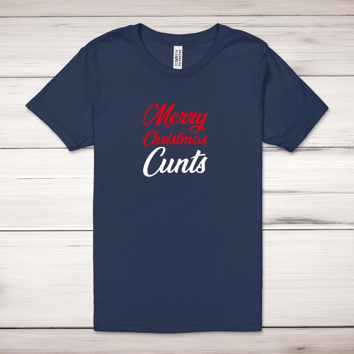 Merry Christmas Cunts Adult T