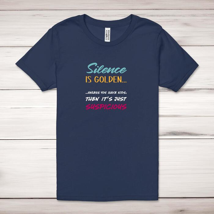 Silence Is Golden Adult T-Shirt
