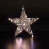 Noma Christmas 40CM Star Grey Wicker With 40 White LEDS and Timer