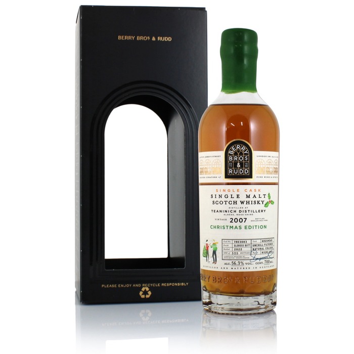 Teaninich 2007 15 Year Old Berry's Christmas Edition Cask #1903083