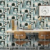 Hey Manhattan City Wallpaper High Tide Aqua - Mini Moderns MMTLG02HT