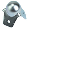 Small Ball Corner Zinc Plated Steel Finish