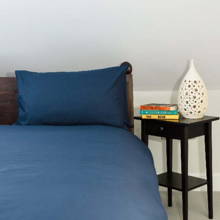 Polycotton Navy Blue - Extra Large Single Duvet Cover