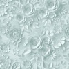 My Kingdom Origami Flowers Duck Egg Wallpaper Muriva M44604