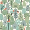 My Kingdom Wild Wood Wallpaper Green Muriva M51604