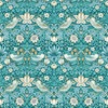 William Morris Strawberry Thief Wallpaper Teal W0171/06