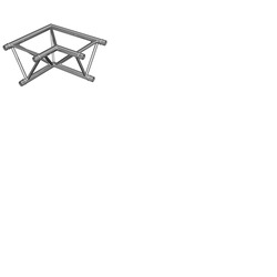 Contestage Trio290 Truss 2 Way 90 Degree Horizontal Corner - Aluminium