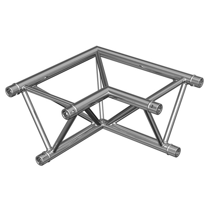 Contestage Trio290 Truss 2 Way 90 Degree Horizontal Corner - Aluminium