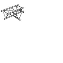 Contestage Trio290 Truss 3 Way Horizontal T - Aluminium