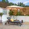 Bracken Outdoors Naples Sand 2. 5m x 2. 5m Square Cantilever Parasol