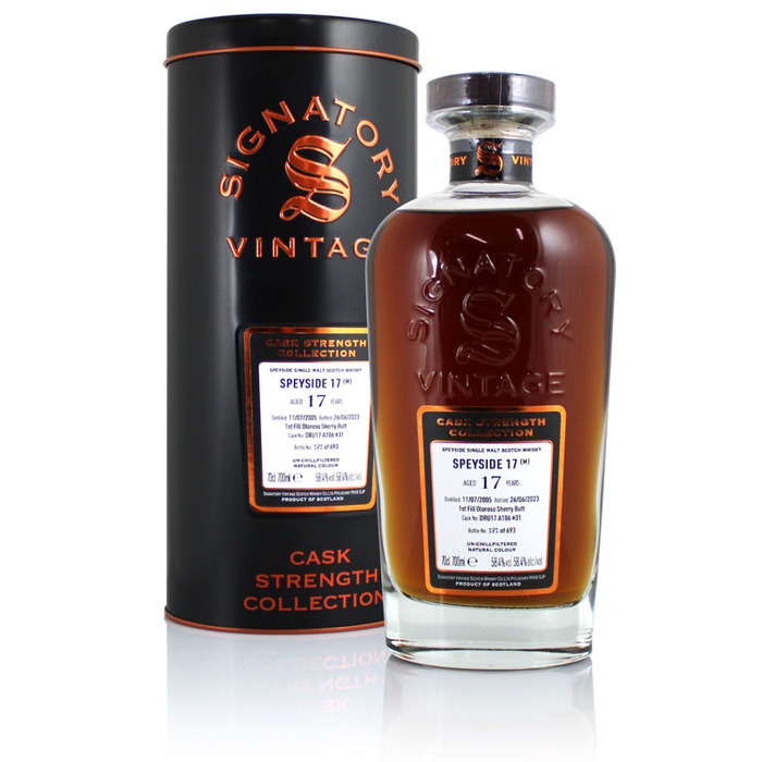 Secret Speyside (M) 2005 17YO Signatory Vintage Cask #DRU17 A106 #31