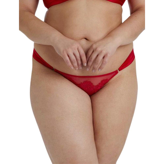 Playful Promises Anneliese Satin Brazilian Curve Brief