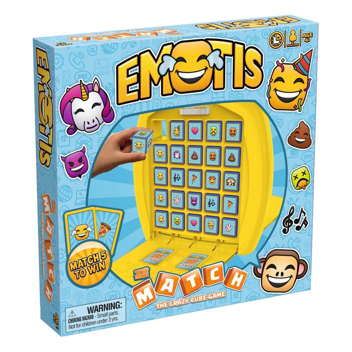 Emotis Top Trumps Match - The Crazy Cube Game