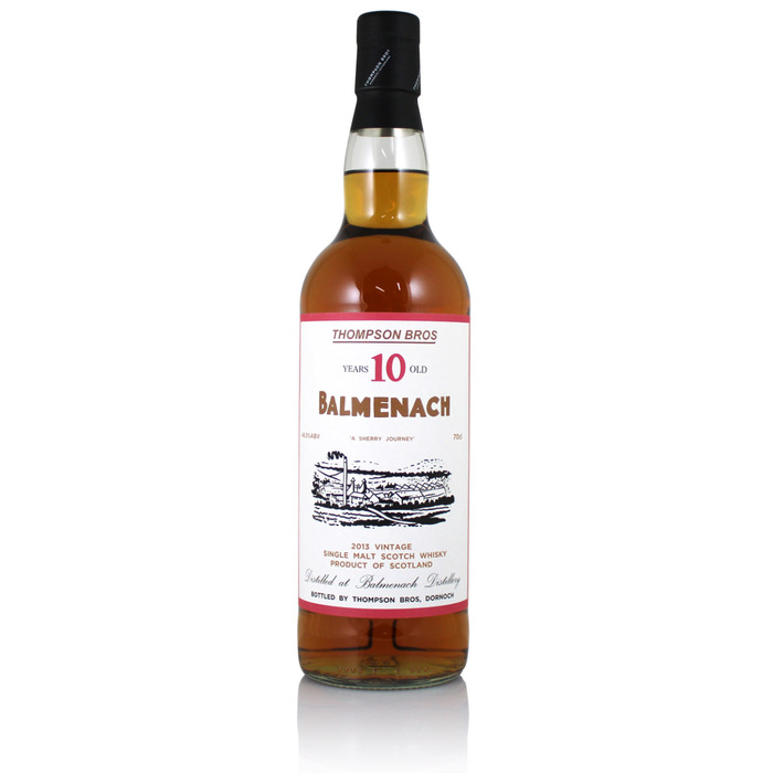 Balmenach 2013 10 Year Old Thompson Bros
