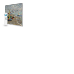 595x595 Fishing Boats on the Beach at Saintes Maries Image Nexus Wi-Fi Infrared Heating Panel 350W - Electric Wall Panel Heater