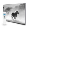995x1195 Galloping Stallions Picture Nexus Wi-Fi Infrared Heating Panel 1200W - Electric Wall Panel Heater