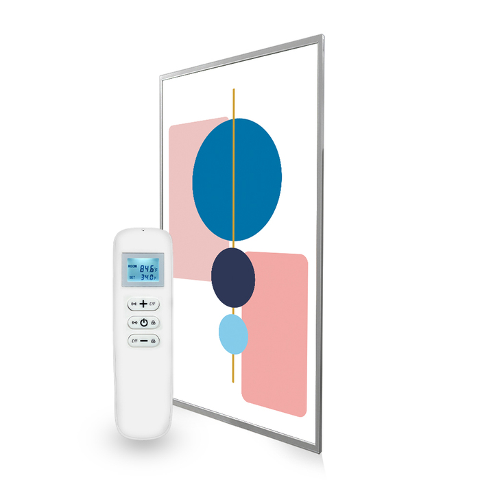 595x995 Abstract Geometry Picture Nexus Wi-Fi Infrared Heating Panel 580W - Electric Wall Panel Heater