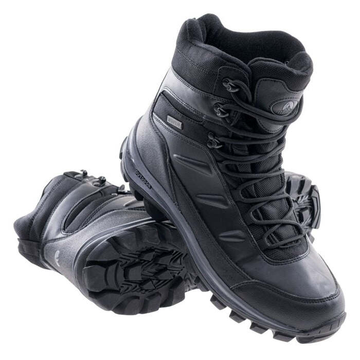 Elbrus Black Spike Mid Waterproof Mens Shoes