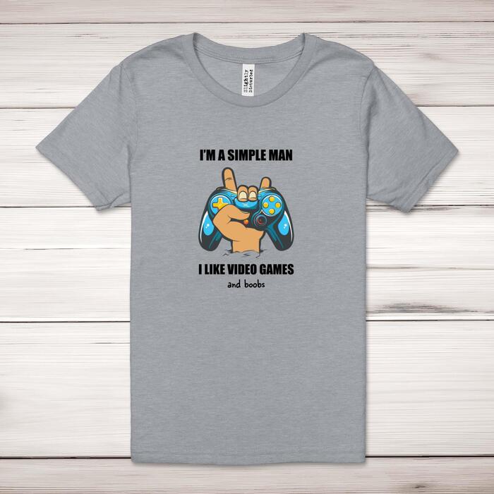 I'm A Simple Man Adult T-Shirt