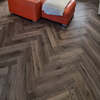 Lusso Portofino Herringbone Port Oak Glue Down LVT Vinyl Flooring