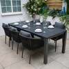 Bracken Outdoors Maldives Rope 6 Seat Rectangular Aluminium Garden Furniture Dining Set, Late February 2026
