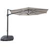 Kettler 3. 5m Stone Free Arm Cantilever Parasol with LED Lights and Bluetooth Speaker
