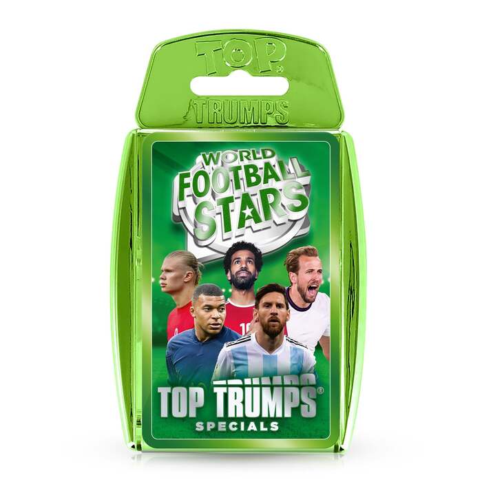 World Football Stars Green Top Trumps Card Game