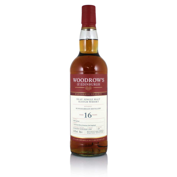 Bunnahabhain 2007 16 Year Old Woodrow's Cask #2140