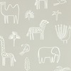 Harlequin Funky Jungle Wallpaper Stone HLTF112629