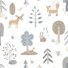 Little Explorers 2 Wallpaper Country Animals Blue Galerie 14803