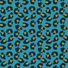 Into The Wild Leopard Print Wallpaper Blue Galerie 18537