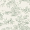 Toile Trees Wallpaper Green World of Wallpaper A69801