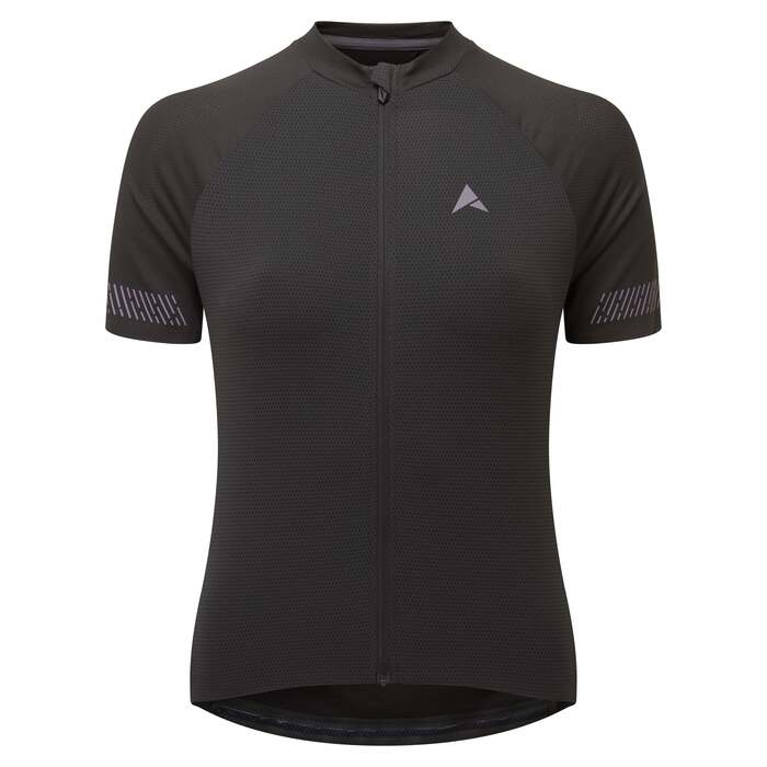 Endurance Women's Short Sleeve Cycling Jersey Carbon | Reflective & High-Wicking Fabrics, Stay Comfortable on Long Rides | 14 | Altura