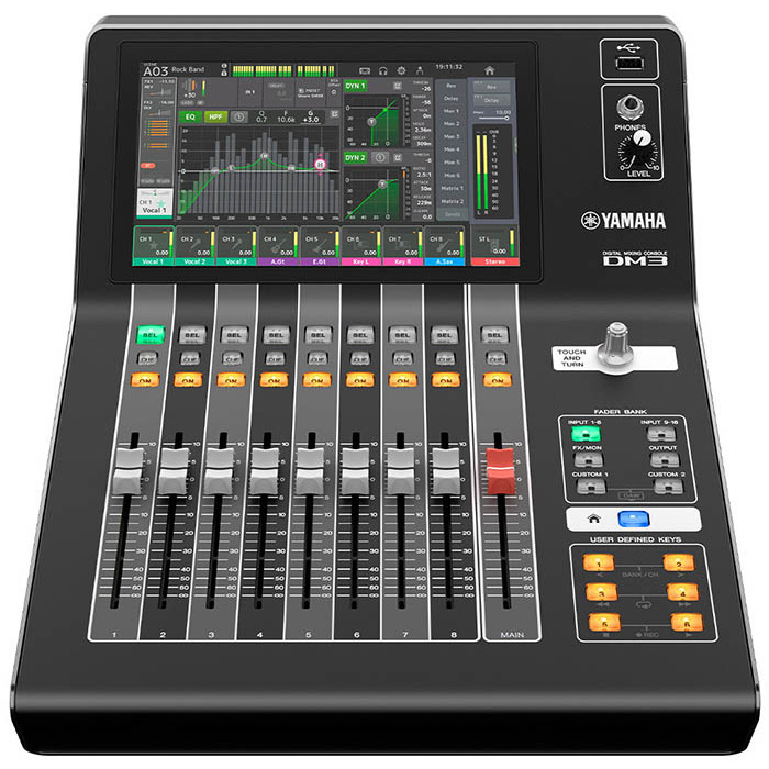 Yamaha DM3 Compact Digital Mixer - Without Dante