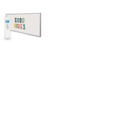 595x1195 Good Vibes Quote Nexus Wi-Fi Infrared Heating Panel 700W - Electric Wall Panel Heater