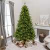 Blenheim Fir Artificial Pre-Lit PE Christmas Tree 6. 5FT, 7. 5FT, 6. 5ft (2m)