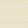 Lars Retro Wave Vinyl Wallpaper Ochre Fine Decor FD26500