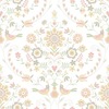 Britt Woodland Damask Vinyl Wallpaper Peach Fine Decor FD26514