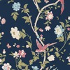Laura Ashley Summer Palace Wallpaper Midnight Blue 120134