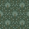 Palm Trellis Wallpaper Teal / Green Holden 13750